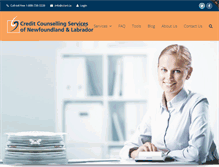 Tablet Screenshot of ccsnl.ca